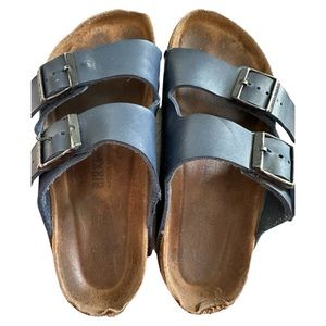 Birkenstock navy blue sandals size 37(see all pictures)